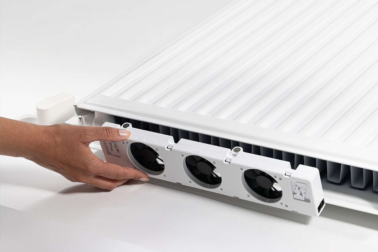 Instalación rápida de ventilador SpeedComfort en radiador