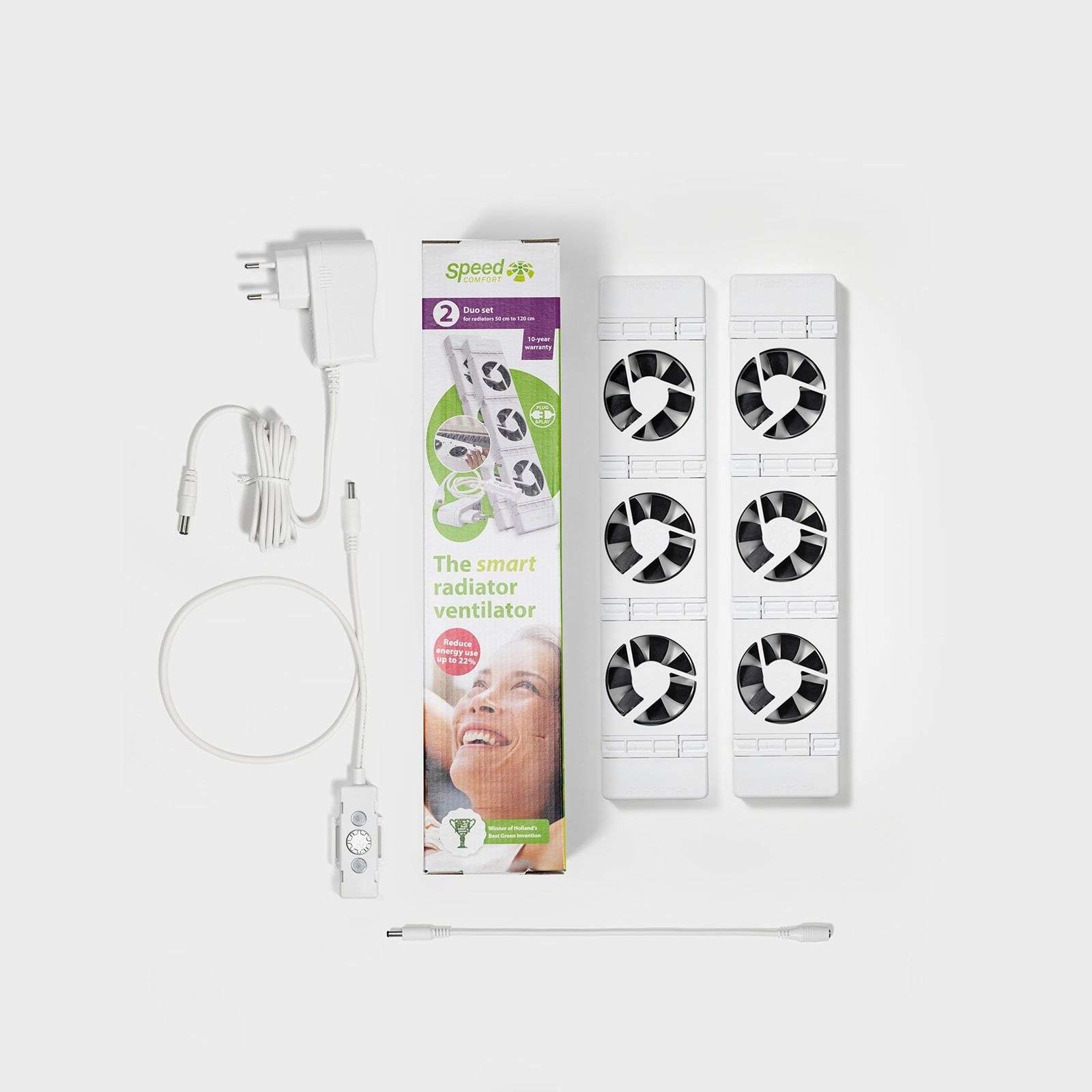 SpeedComfort Duo - El ventilador que optimiza el calor de tu radiador y ahorra energía (75-120 cm) - Imagen 2