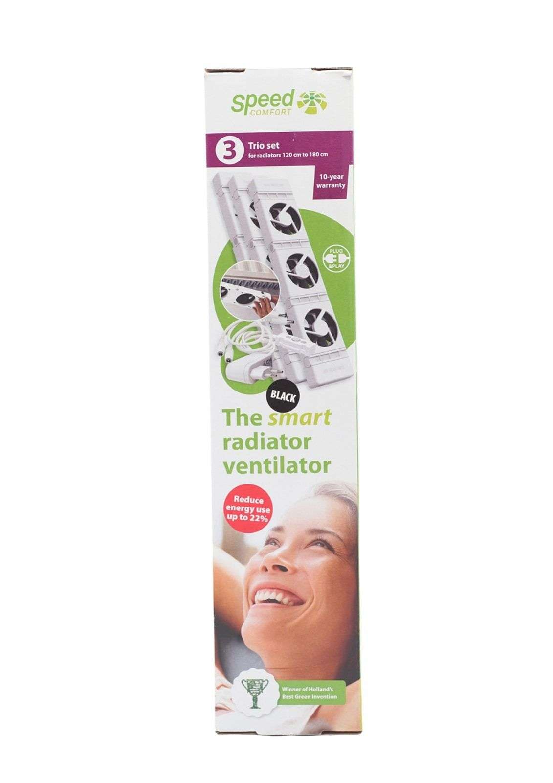 SpeedComfort Trio - El ventilador que optimiza el calor de tu radiador y ahorra energía (más de 120 cm) - Imagen 3