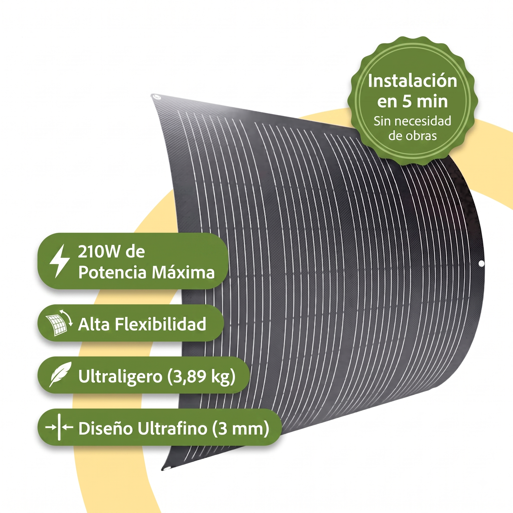 Kit Solar para balcones de 800W (ETFE) - Imagen 4