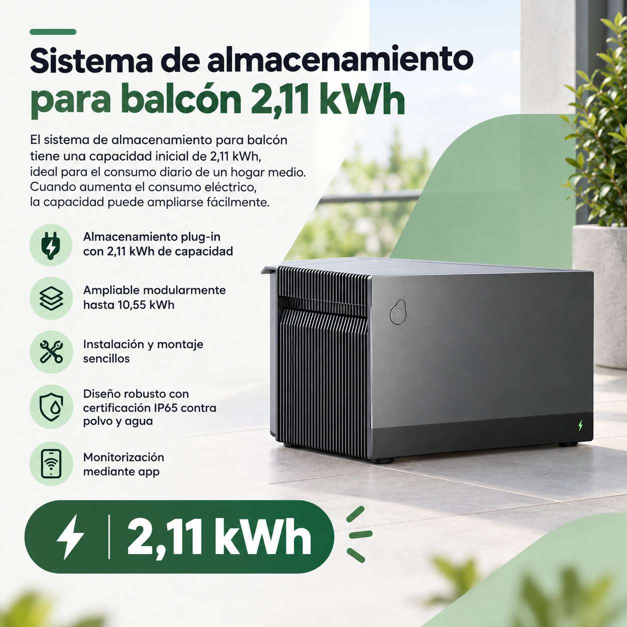Batería Solar 2,11 kWh - Imagen 2