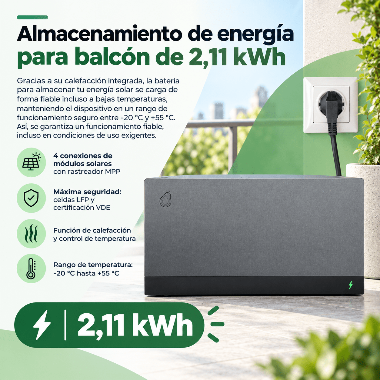 Batería Solar 2,11 kWh - Imagen 4